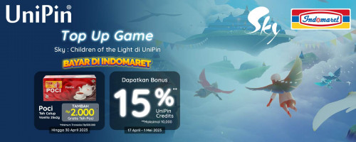 Top Up Game Sky: Children of the Light di UniPin, Tambah Rp2,000 Gratis Teh Poci + Bonus 15% UniPin Credits